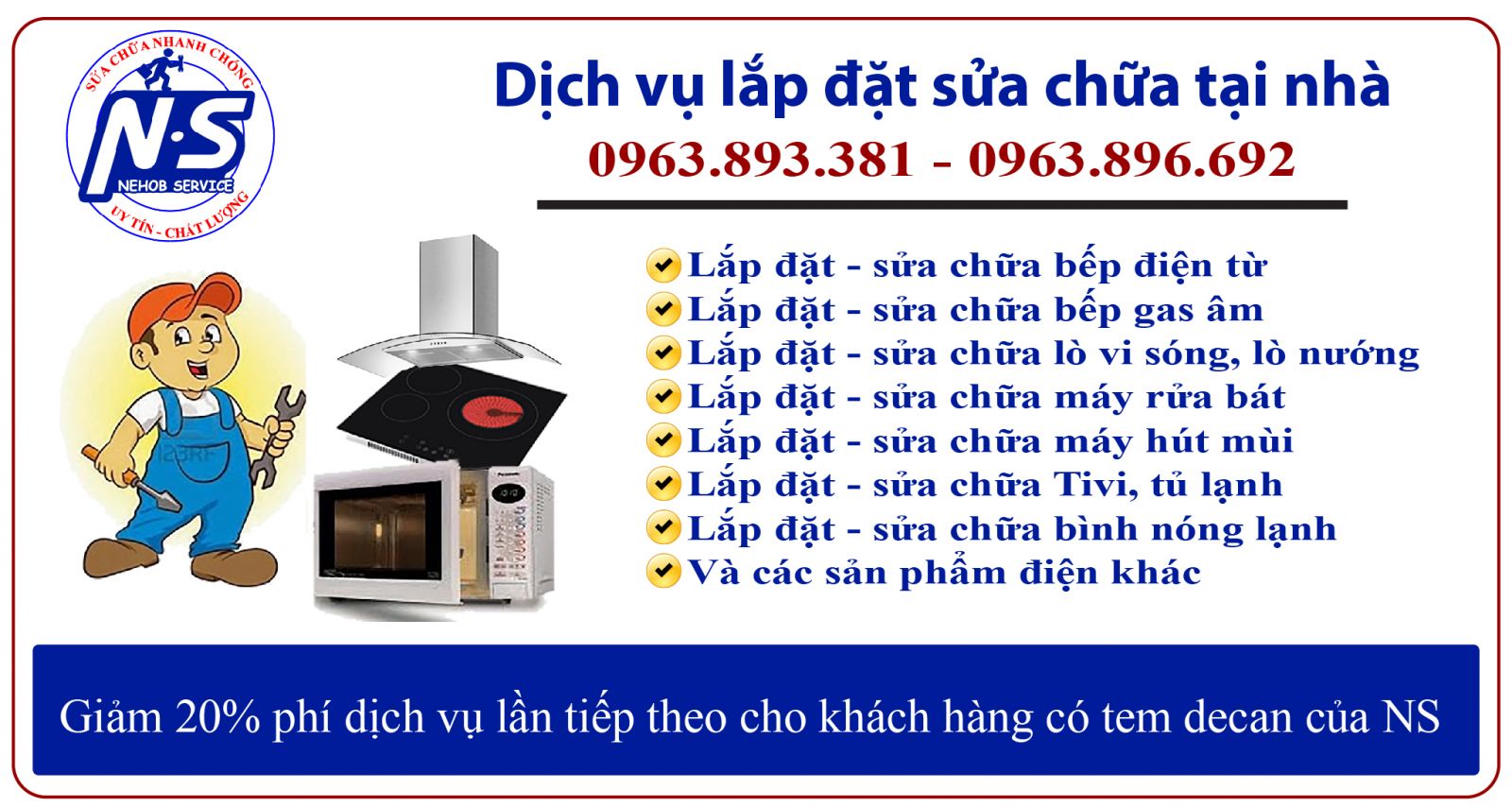 Dịch vụ sửa chữa lắp đặt điện tử-điện lạnh